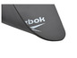 Een donkergrijze yogamat met Reebok logo.