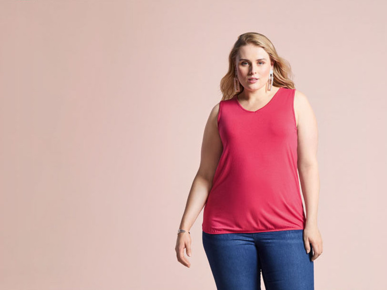 Ga naar volledige schermweergave: esmara® Zomerse top met ronde hals of V-hals - afbeelding 4