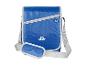 Sac bandoulière bleu Crivit avec poche.