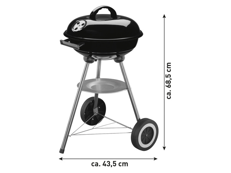 Aller en mode plein écran GRILLMEISTER Barbecue boule, Ø 34 cm - Photo 5