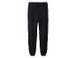 Pantalon de survêtement noir duveteux.