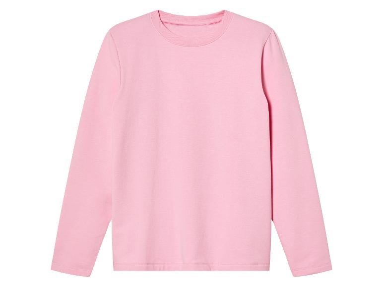 Een roze longsleeve met lange mouwen.