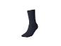 Chaussette noire individuelle sur fond blanc