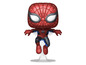 Une figurine Funko Pop de Spider-Man scintillante.