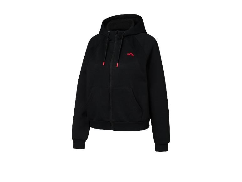 Zwarte Peak Performance hoodie met rits.