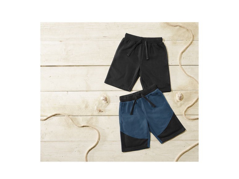 Ga naar volledige schermweergave: pepperts!® Set van 2 sweatshorts van een katoenmix - afbeelding 4