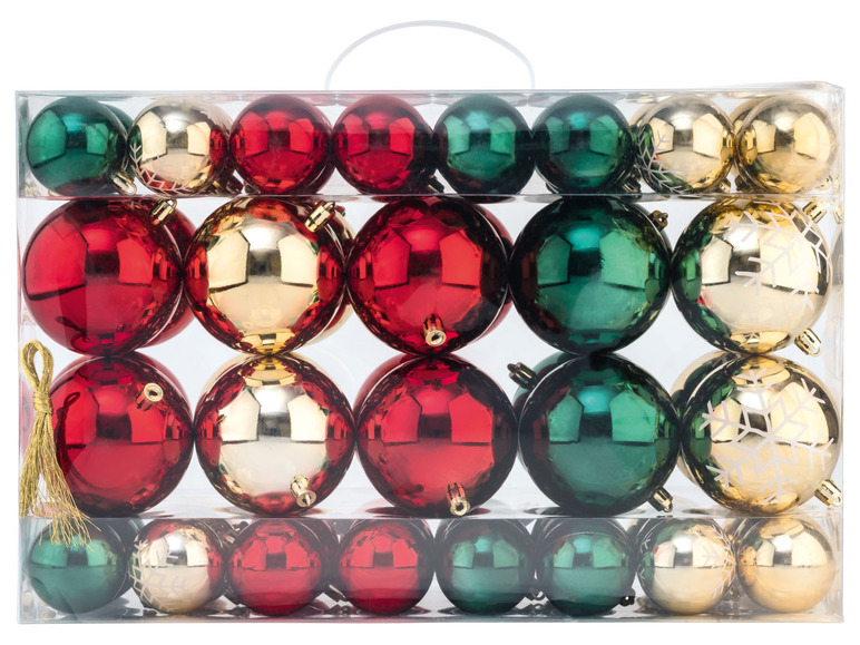 Ga naar volledige schermweergave: LIVARNO home Kerstballen, set van 68 - afbeelding 6