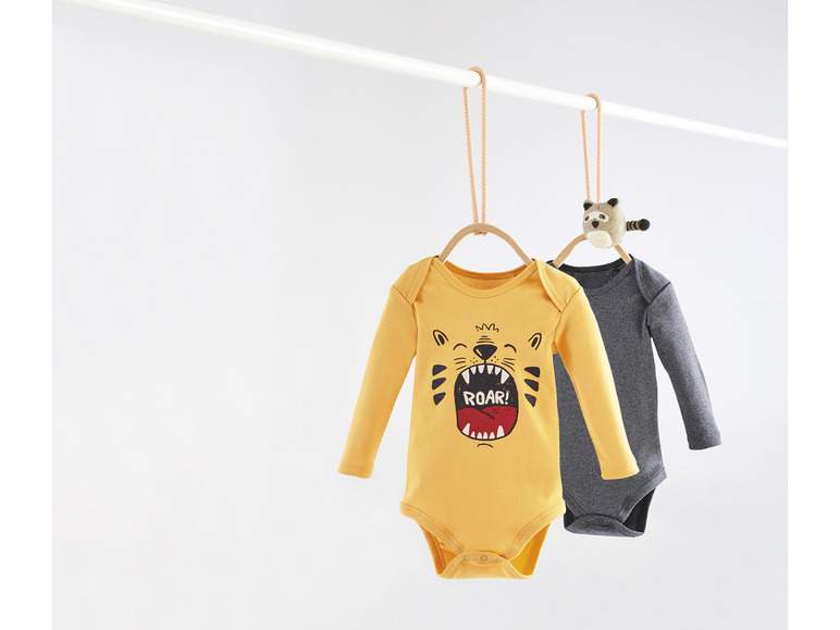 Aller en mode plein écran lupilu® Set de 2 bodies en coton bio pour bébés - Photo 9
