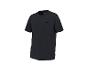 Zwart sport T-shirt met korte mouwen en klein logo op de borst