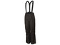 Zwarte ski-broek met bretels.