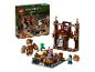 Ensemble de construction Minecraft Movie Woodland Mansion Fighting Ring avec figurines et structures.