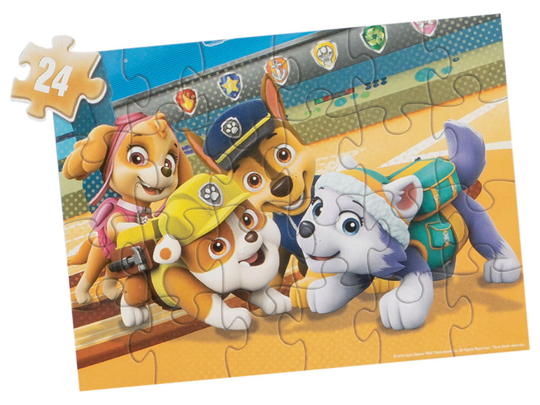 Ga naar volledige schermweergave: Spinmaster 3-in-1 houten puzzel Paw Patrol, 24 stukjes - afbeelding 5