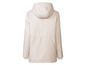 Veste beige à capuche
