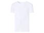 T-shirt blanc à manches courtes et col rond