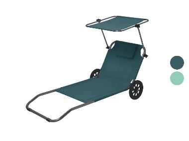CRIVIT Chaise longue de plage et de transport