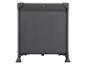 Lit de voyage pliable gris foncé