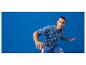 Lidl shirt en short in donkerblauw met print.
