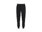 Pantalon de jogging noir avec cordon de serrage à la taille et chevilles resserrées.