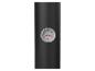 Zwarte cilinder met witte thermometer die 70 °C aangeeft.