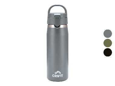 CRIVIT Gourde en acier inoxydable