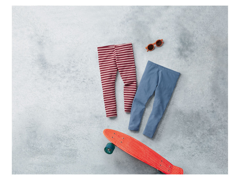 Aller en mode plein écran lupilu® Set de 2 leggings en un mélange de coton - Photo 20