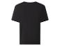 T-shirt noir à manches courtes, vue de dos