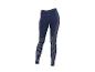 Legging de sport bleu marine à rayures gris clair