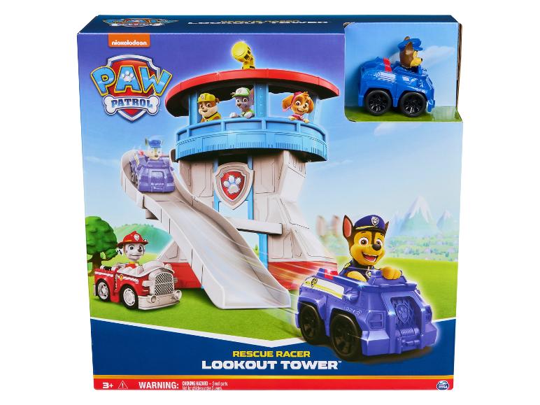 Paw Patrol : Tour de guet avec les véhicules de Chase et Marshall.