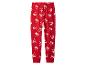 Rode pyjamabroek met wit rendierpatroon