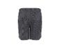 Grijze sportshorts met geometrisch patroon, achteraanzicht