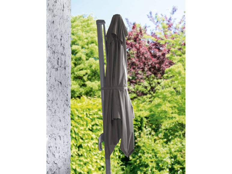 Aller en mode plein écran LIVARNO home Parasol flottant Ø 300 cm, manivelle - Photo 5