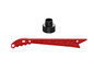 Une clé à outils rouge avec un capuchon noir