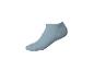 Chaussette courte bleu clair, présentée sur fond blanc.