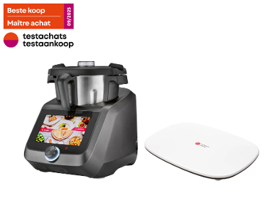 SILVERCREST® Monsieur Cuisine Smart anthracite avec planche à roulettes