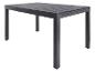 Rechthoekige aluminium en composiet buiten tafel.
