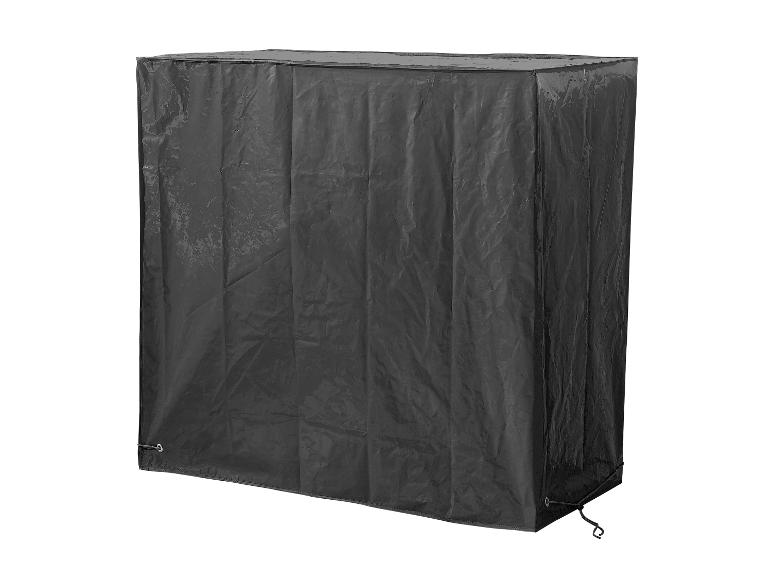 PVPQPR Beschermhoes voor tuinmeubelen, 230 x 80 x 100 cm, 420D Oxford-stof, beschermhoes voor tuintafel met vergrendelingsgesp, bescherming voor alle weersomstandigheden, beschermhoes voor buiten