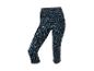 7/8 sportieve leggings, donkerblauw-groen geometrisch patroon.