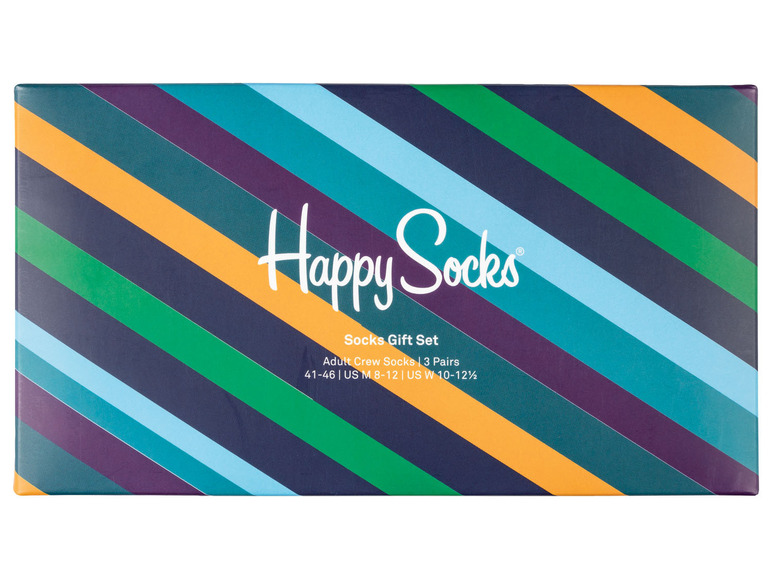 Ga naar volledige schermweergave: Happy Socks Set van 3 paar sokken in geschenkbox - afbeelding 6
