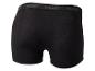 Boxers noirs pour hommes avec ceinture élastique.