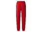 Pantalon de survêtement rouge avec taille élastique et poignets côtelés