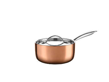SILVERCREST® Casserole à manche en cuivre, Ø 16 cm