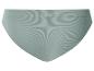 Groene geribbelde hoge taille slip