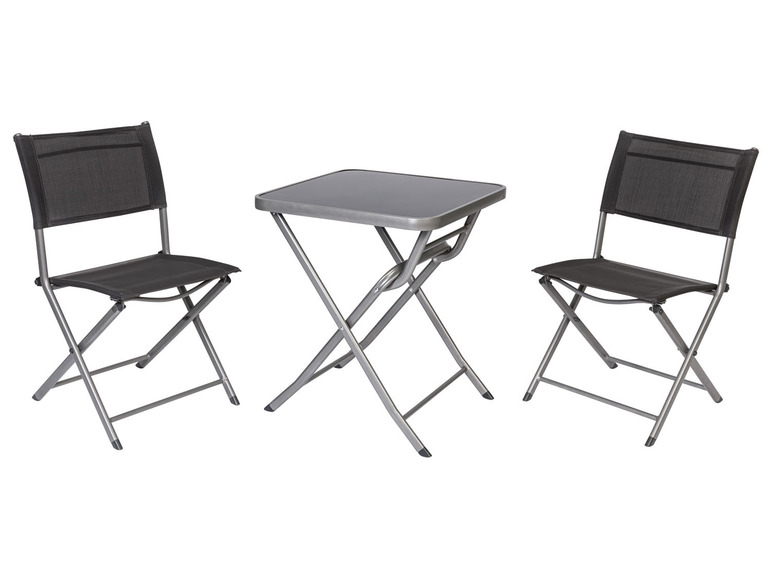 Aller en mode plein écran LIVARNO home Set de meubles de balcon en aluminium »Houston«, 3 pièces - Photo 1