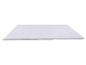 Witte matrastopper met verticale stiksels