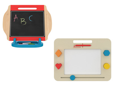 Playtive Tableau d'apprentissage ou ardoise magique en bois