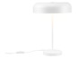 Lampe de table blanche avec abat-jour rond