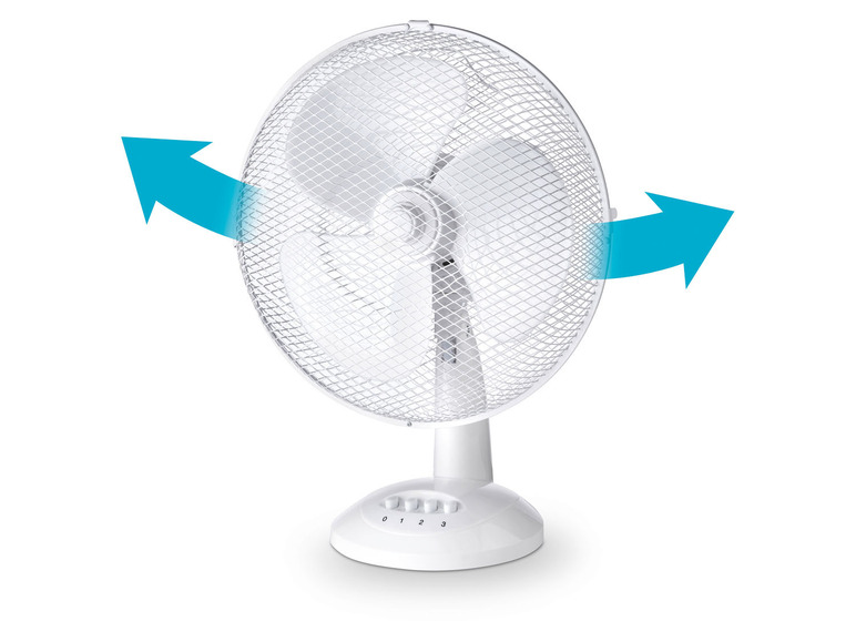 Aller en mode plein écran SILVERCREST® Ventilateur de table, 3 vitesses, 40 W - Photo 5
