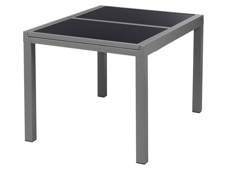 Ga naar volledige schermweergave: Aluminium tuinset zilver/grijs met uittrekbare tafel en 6 relaxstoelen Houston LIVARNO home - afbeelding 5