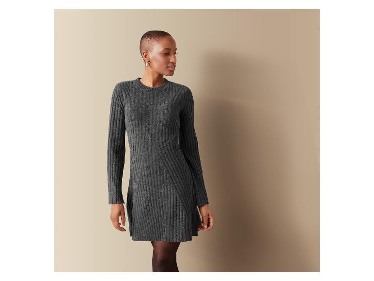 Robe Tricot Longue Ajustée Ivoire Femme | Morgan