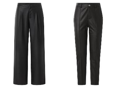 ESMARA® Pantalon aspect cuir pour femmes